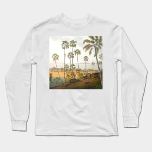 Coconut grove landscape Long Sleeve T-Shirt